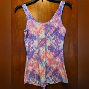 White, Purple, Pink Tank,  Size 7-9